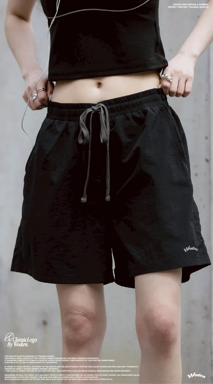 WODEN 2025 Spring & Summer 027 Offset Printing Training Shorts