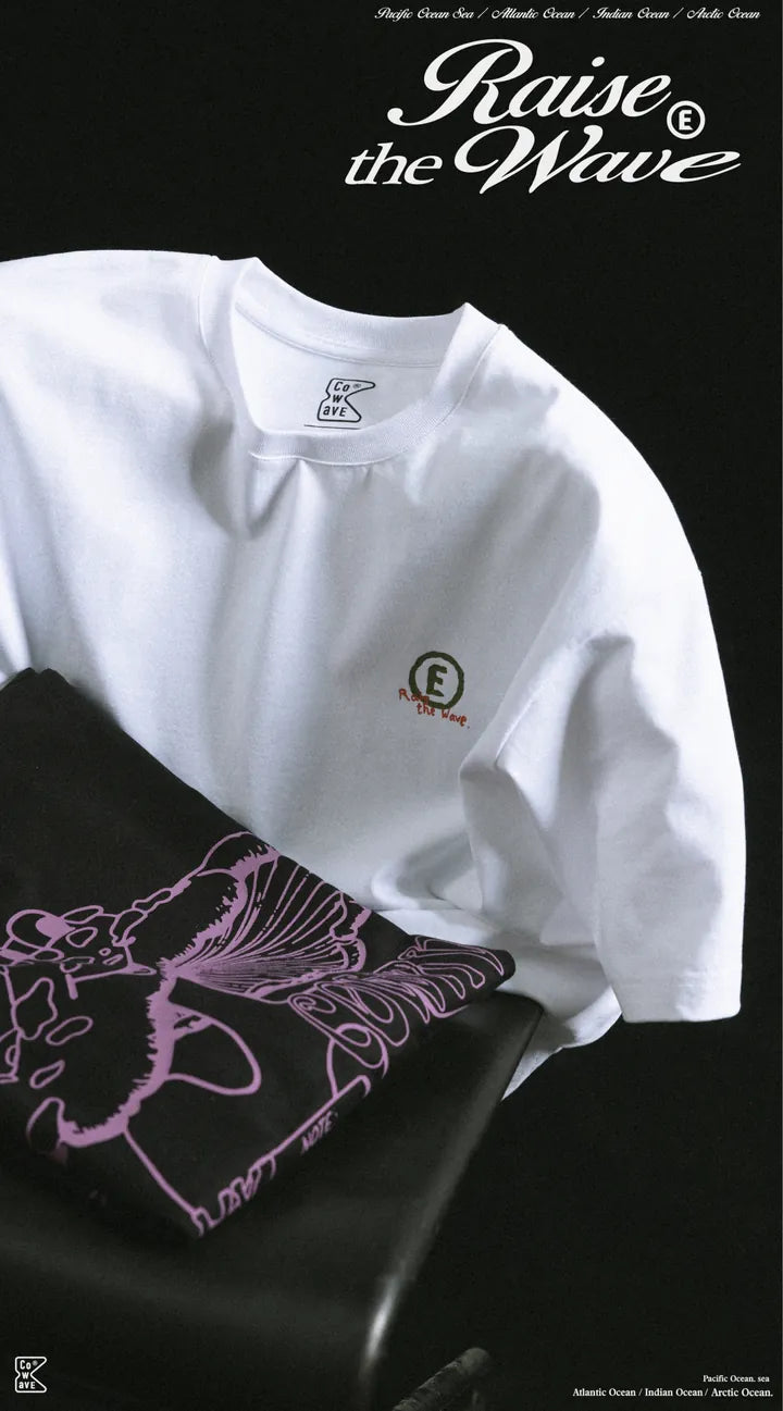 COWAVE 2025 Spring & Summer Mushroom illustration Tee