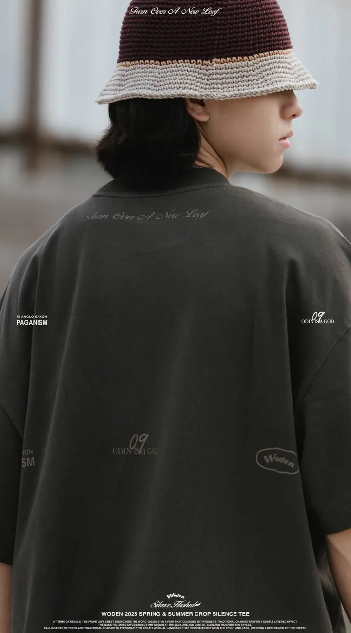 WODEN 2025 Spring & Summer 048 Crop Silence Tee