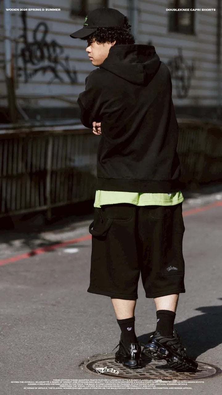 WODEN 2025 Spring & Summer 050 Doubleknee Capri Shorts