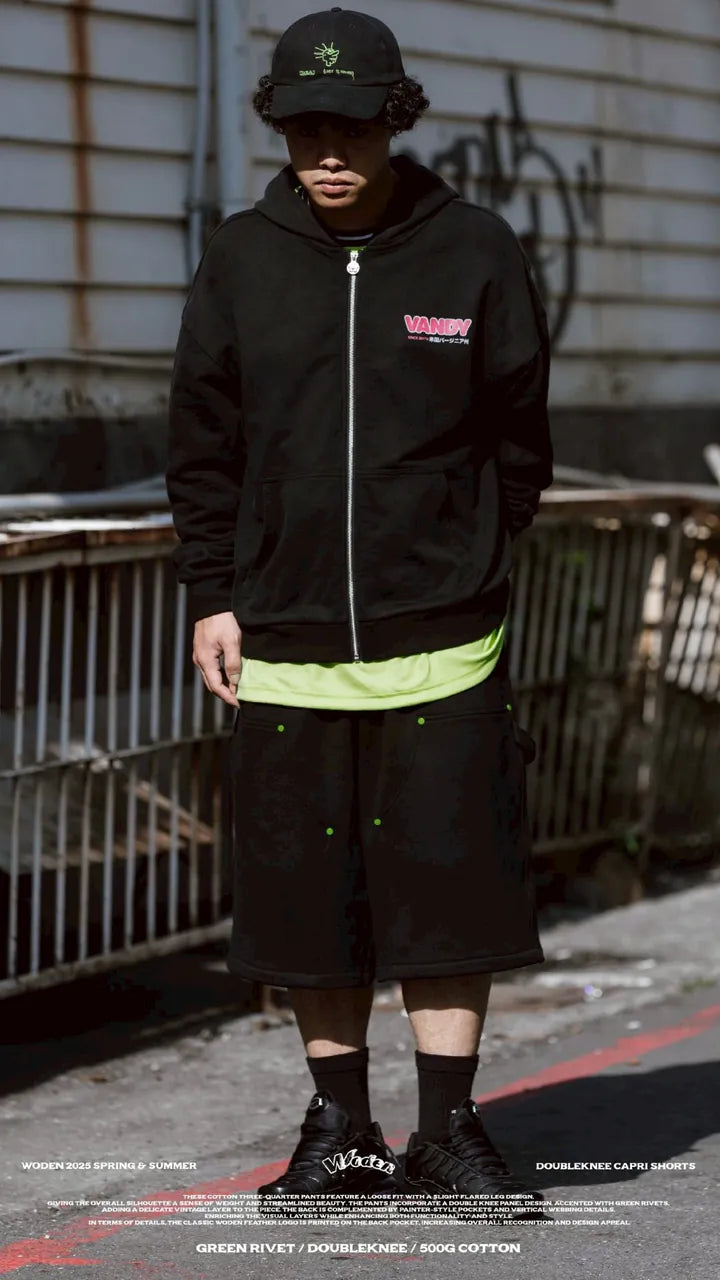 WODEN 2025 Spring & Summer 050 Doubleknee Capri Shorts
