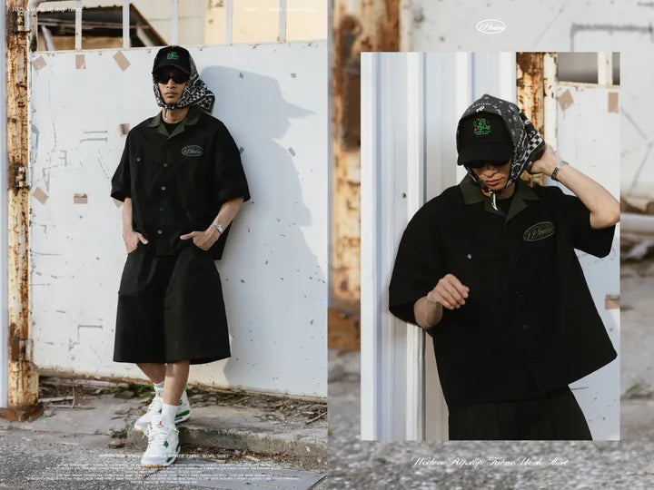 WODEN 2025 Spring & Summer 054 Ripstop Fabric Work Shirt