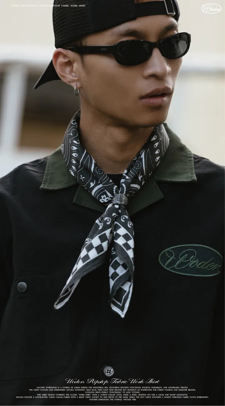 WODEN 2025 Spring & Summer 054 Ripstop Fabric Work Shirt