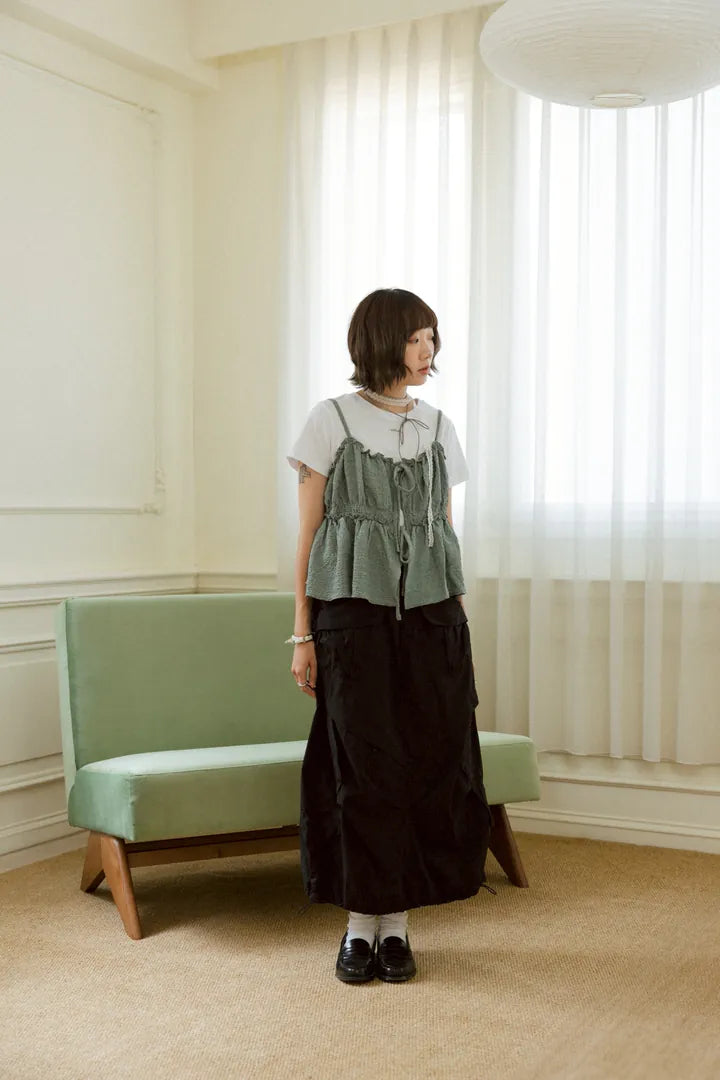 YOKO 綁帶外搭背心