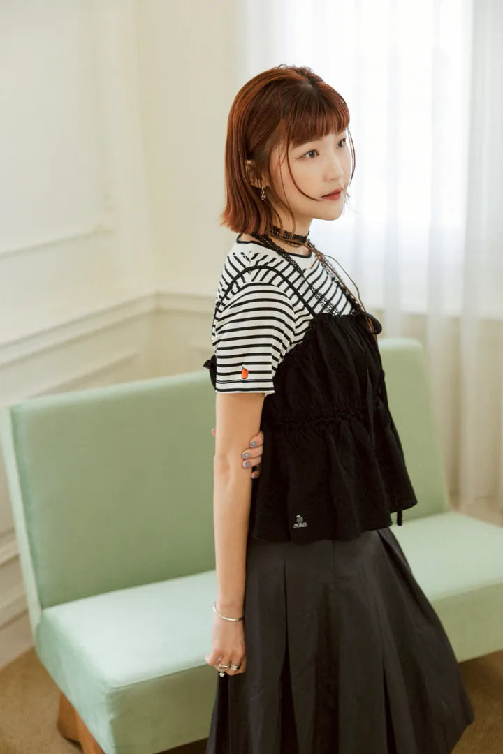 YOKO 綁帶外搭背心