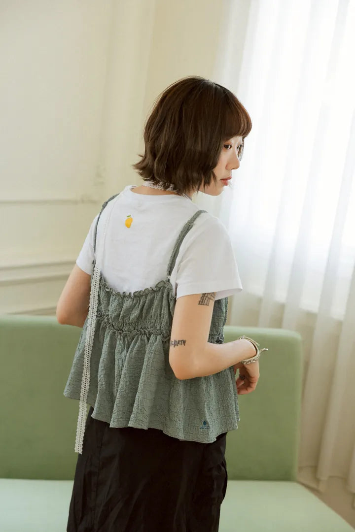 YOKO 綁帶外搭背心