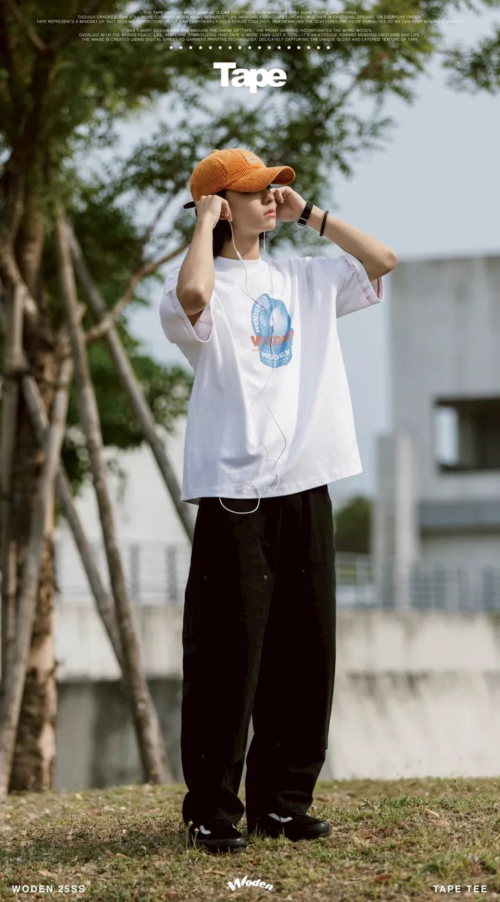 WODEN 2025 Spring & Summer 056 Tape Tee