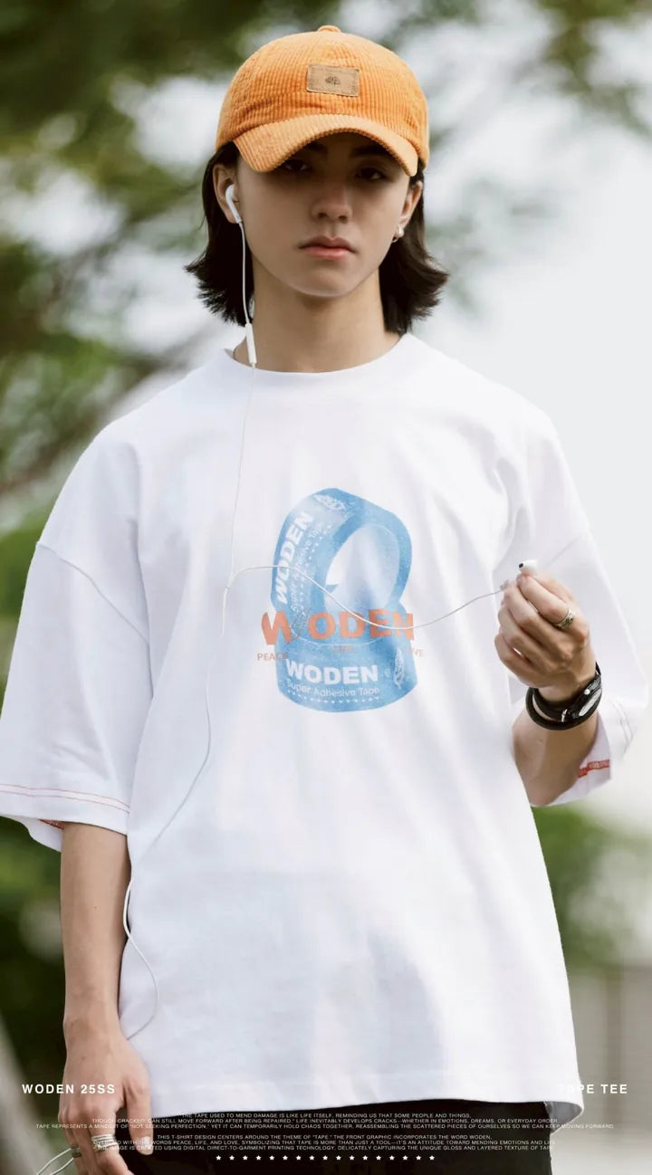 WODEN 2025 Spring & Summer 056 Tape Tee