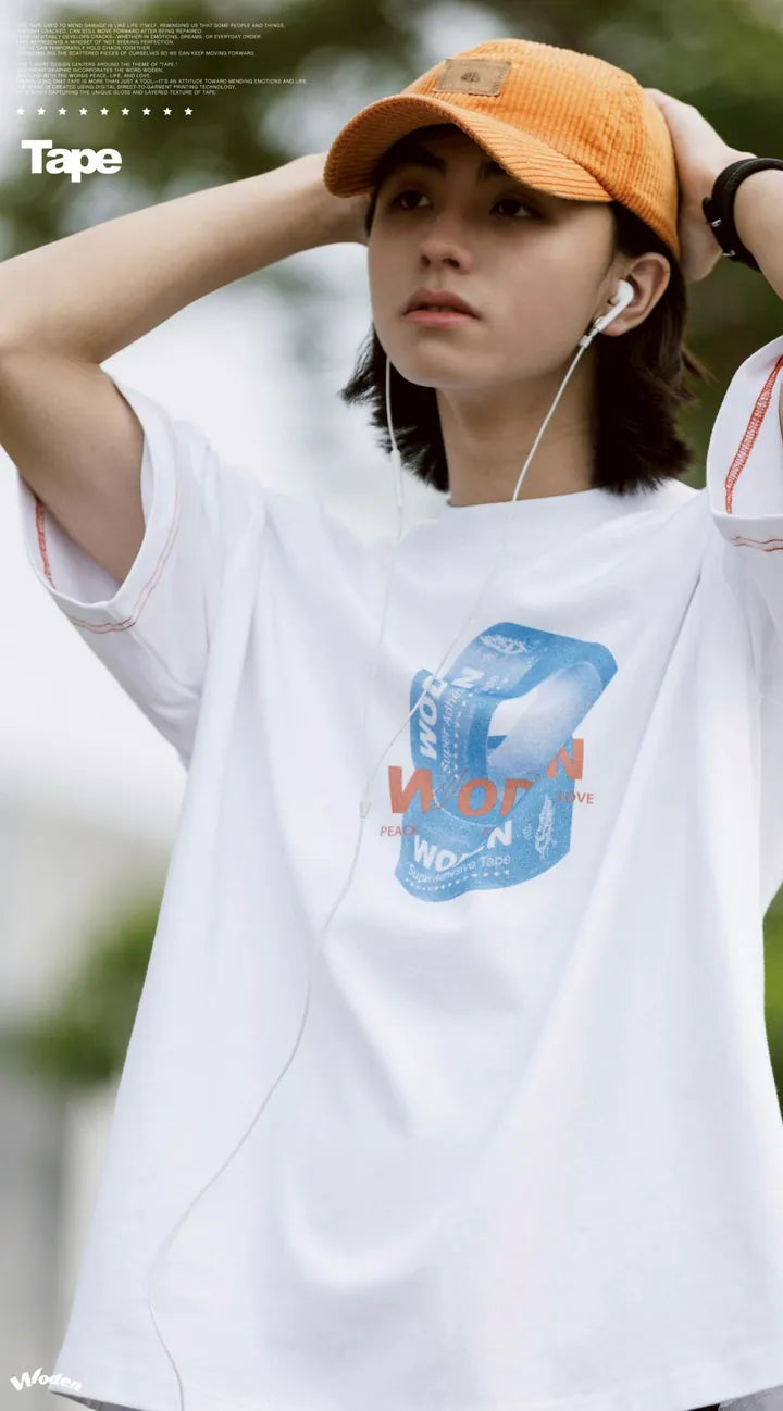 WODEN 2025 Spring & Summer 056 Tape Tee