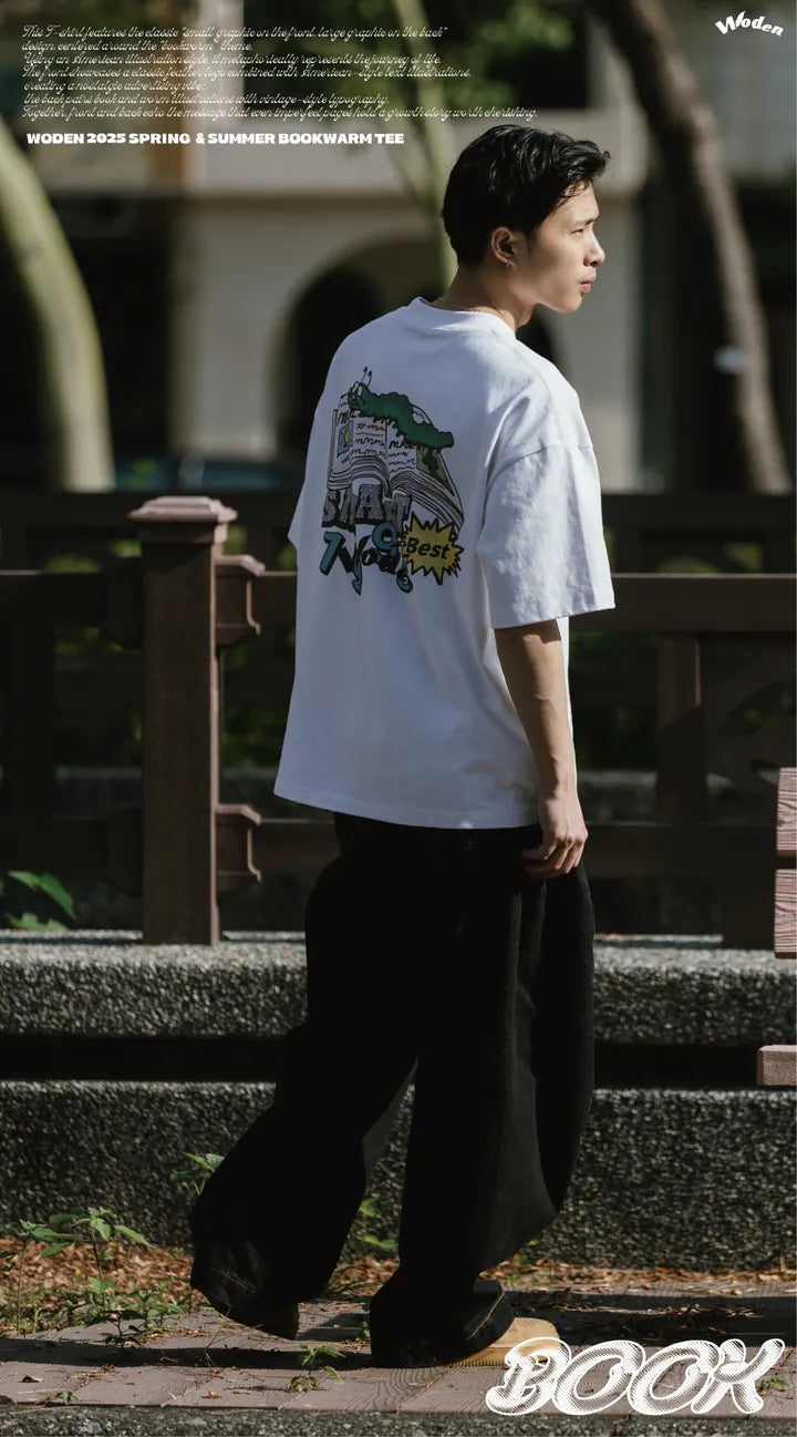 WODEN 2025 Spring & Summer 058 Bookwarm Tee