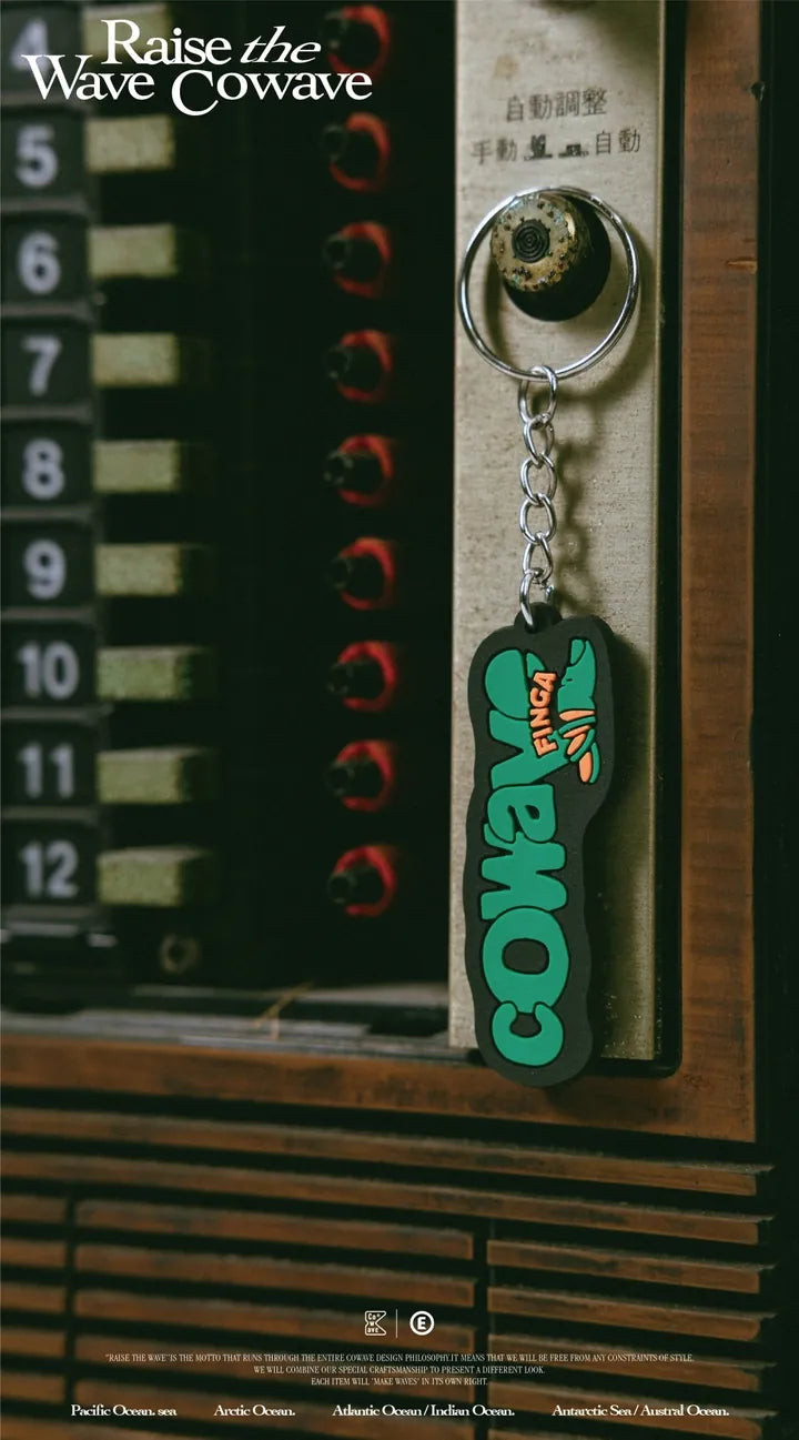 COWAVE 2023-24 Fall & Winter Finger LOGO PVC Key Ring