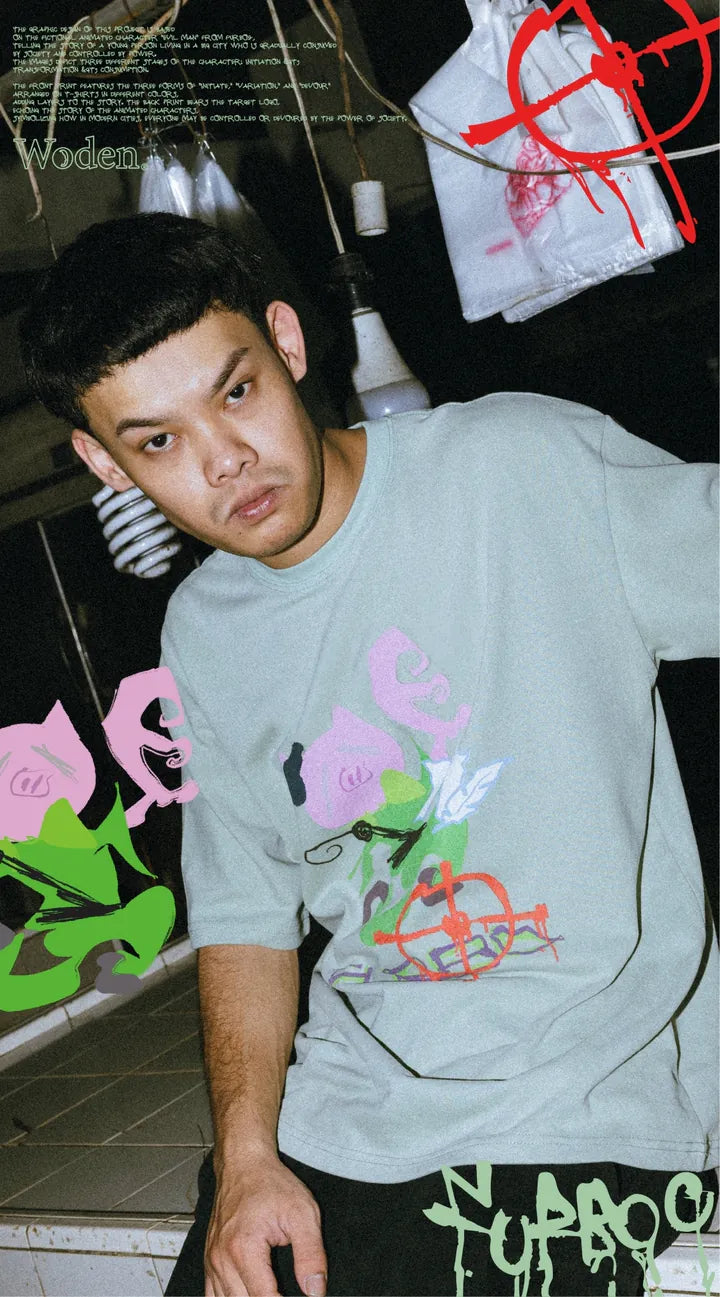 WODEN 2024 Spring & Summer 059 Furbo9 Target LOGO Tee