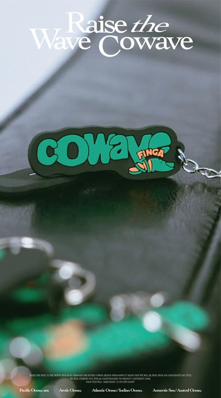 COWAVE 2023-24 Fall & Winter Finger LOGO PVC Key Ring