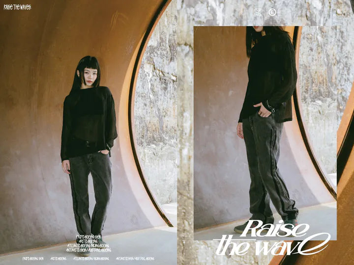 COWAVE 2024 Spring & Summer Patch Denim Jeans