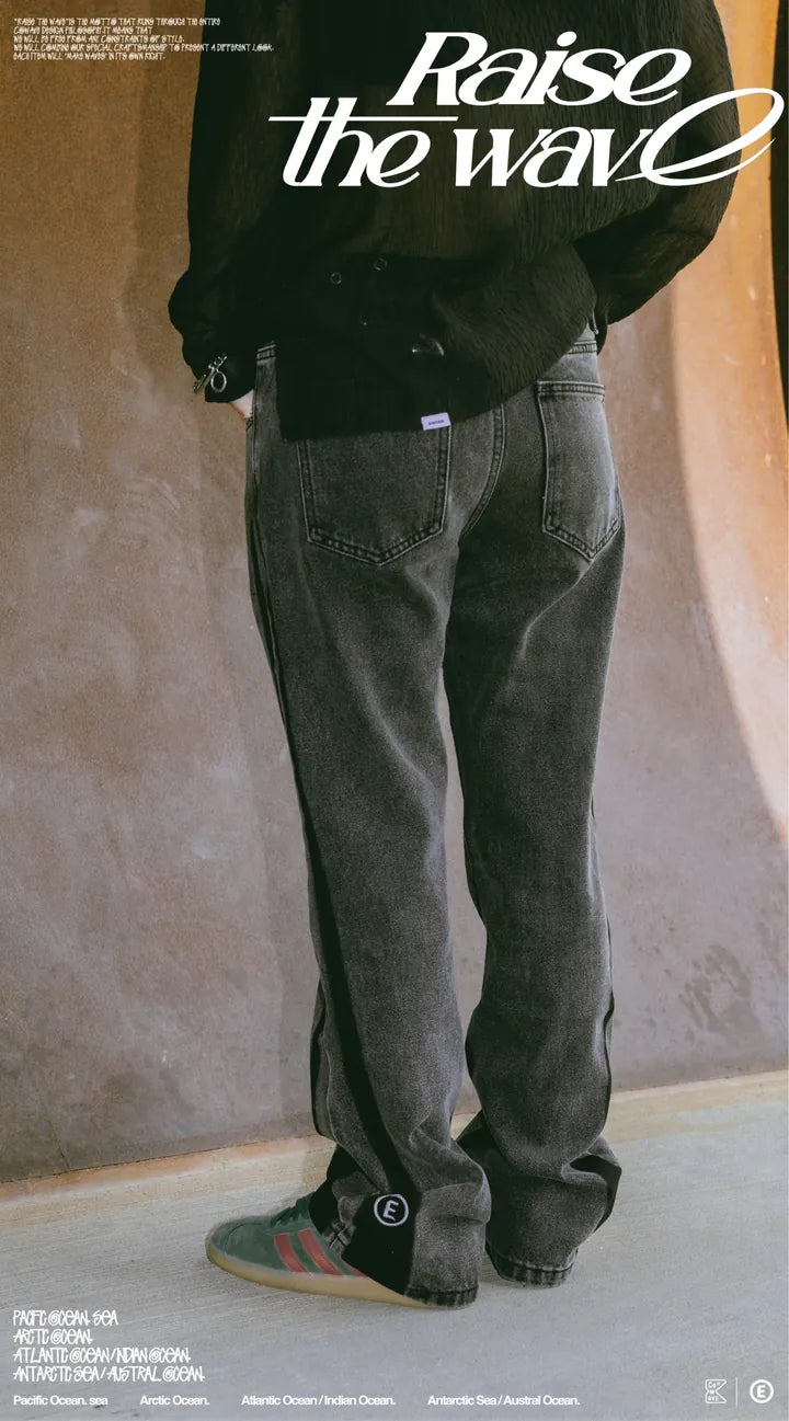 COWAVE 2024 Spring & Summer Patch Denim Jeans