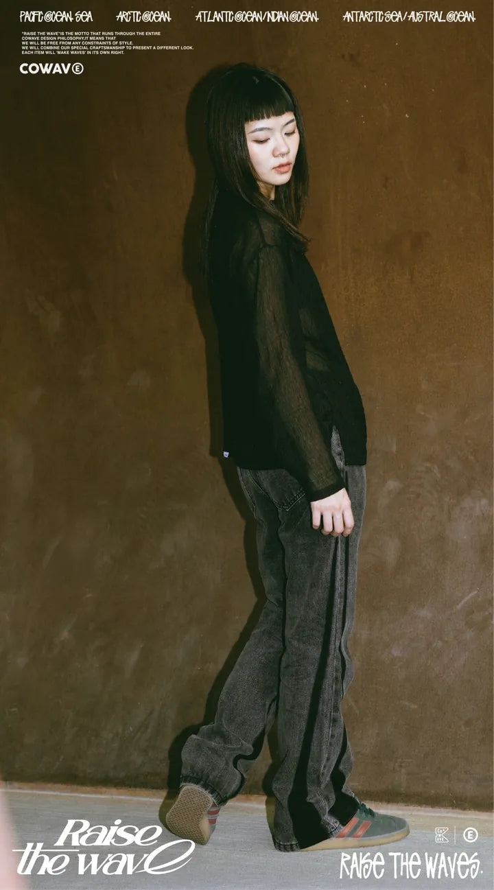 COWAVE 2024 Spring & Summer Patch Denim Jeans