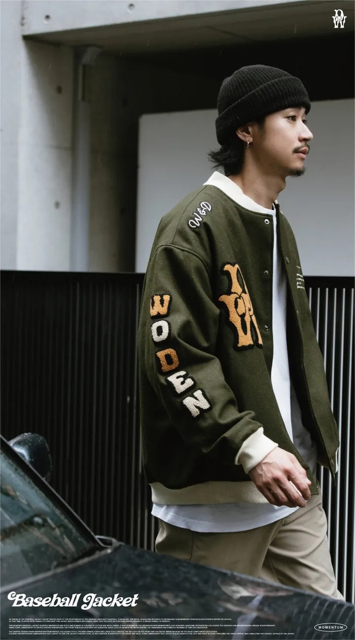WODEN 2023-24 Autumn & Winter 060 Momentum Baseball Jacket