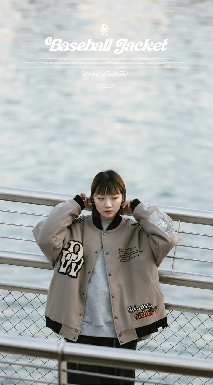WODEN 2023-24 Autumn & Winter 060 Momentum Baseball Jacket