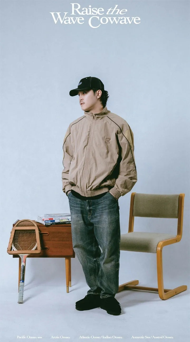 Cowave 23AW Patchwork Sport Jacket 卡其