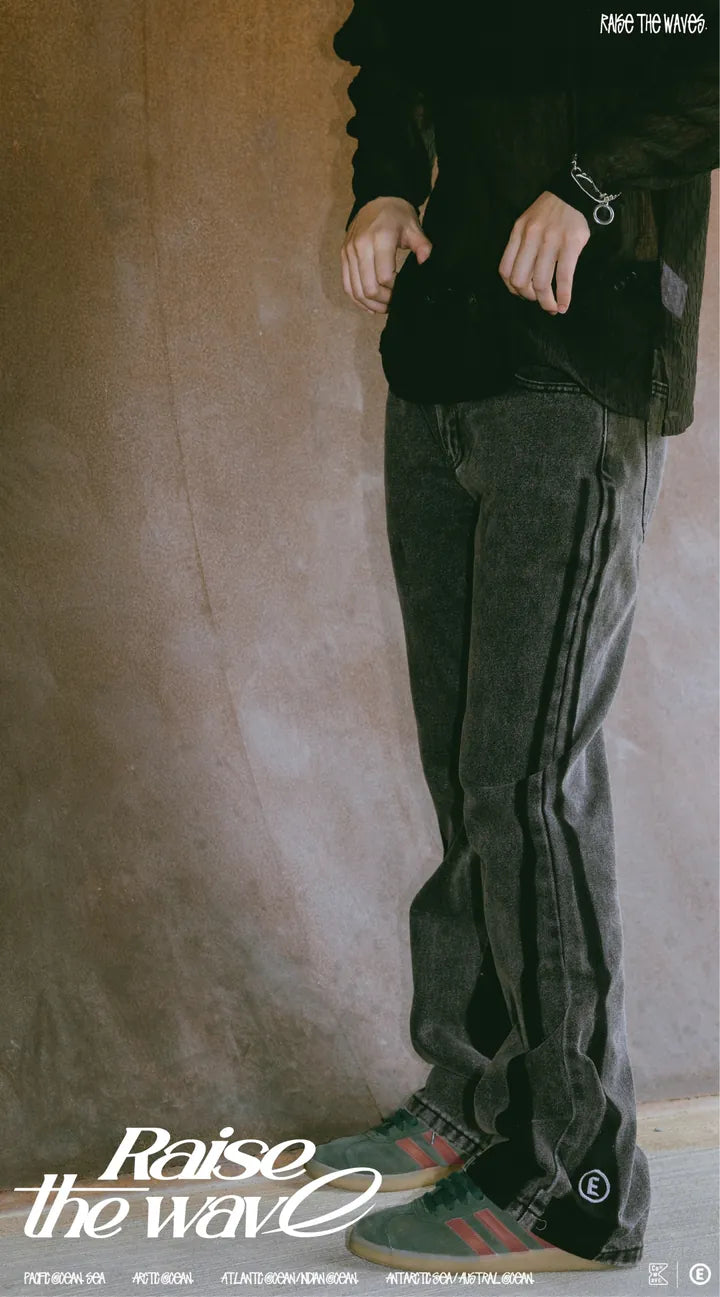 COWAVE 2024 Spring & Summer Patch Denim Jeans
