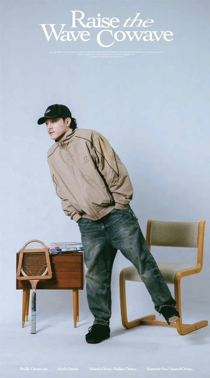 Cowave 23AW Patchwork Sport Jacket 卡其