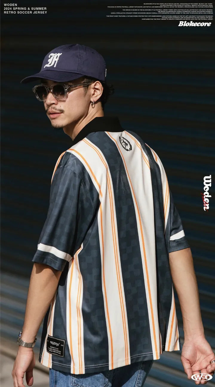 WODEN 2024 Spring & Summer 008 Retro Soccer Jersey