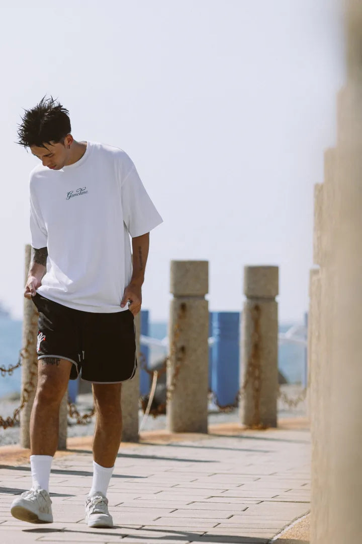 GAMETIME 24SS Carved Style Logo Tee