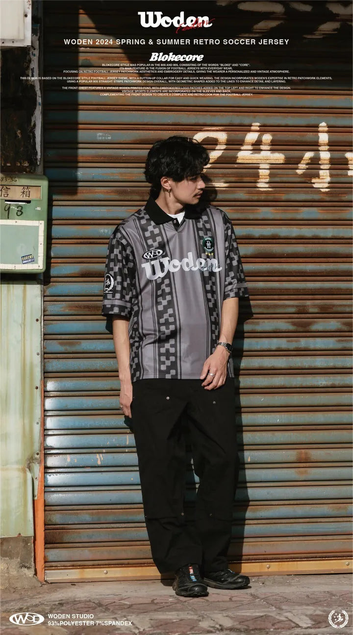WODEN 2024 Spring & Summer 008 Retro Soccer Jersey