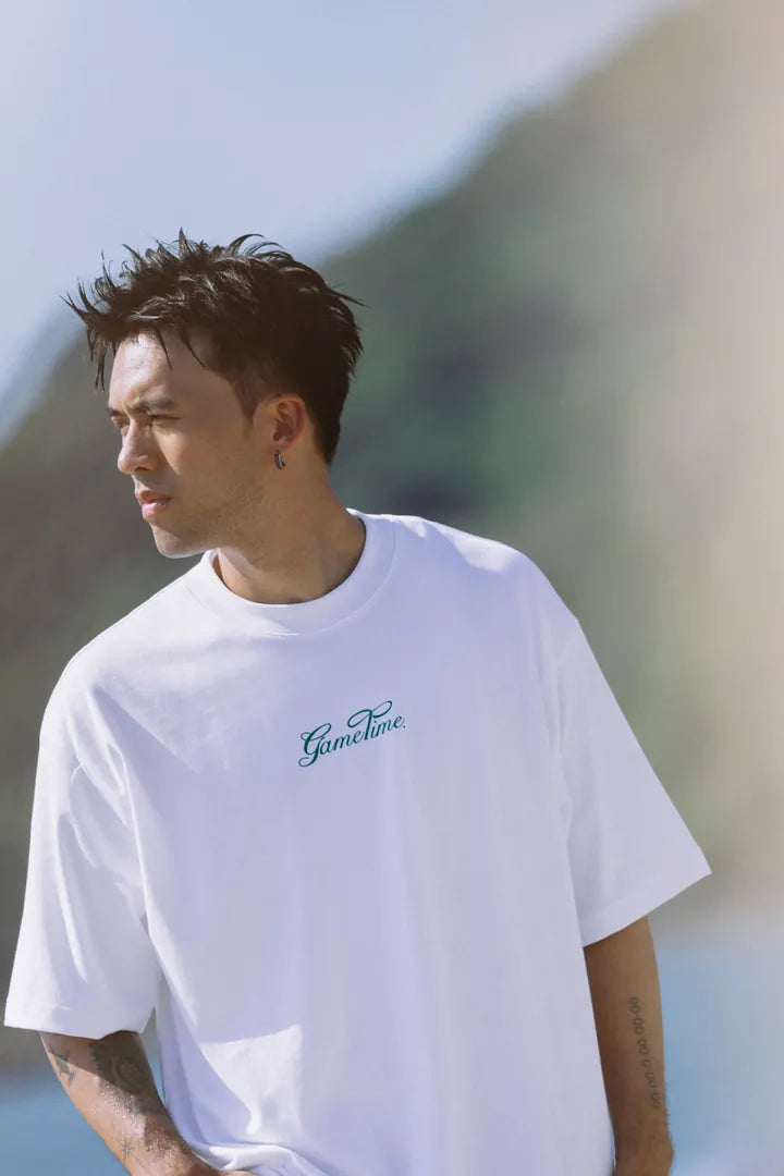 GAMETIME 24SS Carved Style Logo Tee