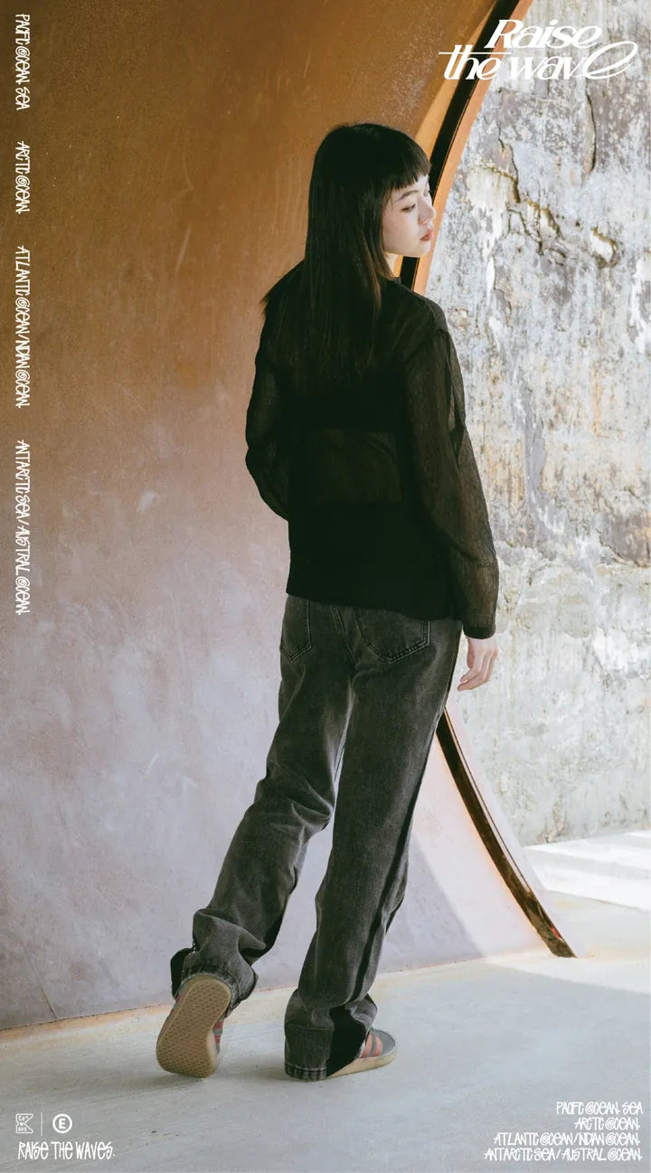 COWAVE 2024 Spring & Summer Patch Denim Jeans