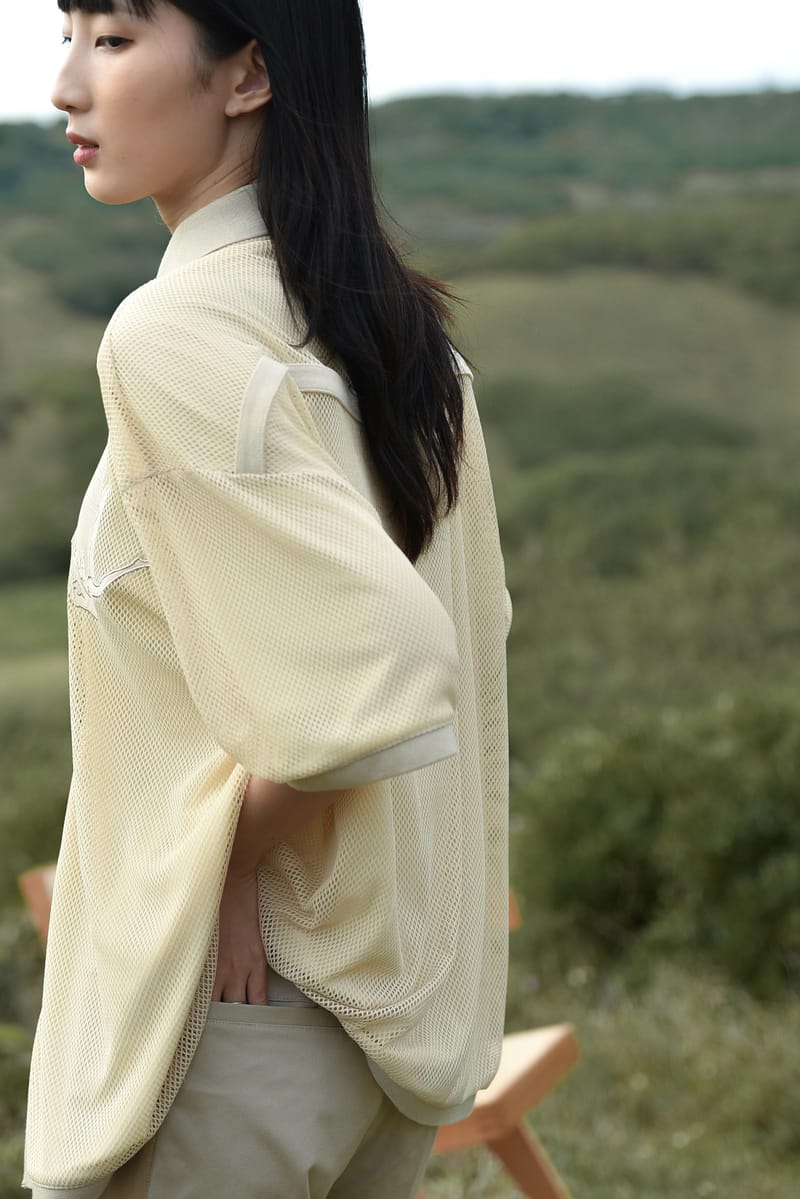 MOMENTUM Spring-Summer 2023 Mesh Shirt 網眼貼布襯衫