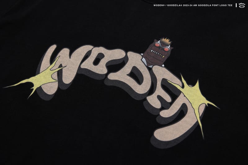 WODEN X Goodzila 031 LOGO tee - 黑色