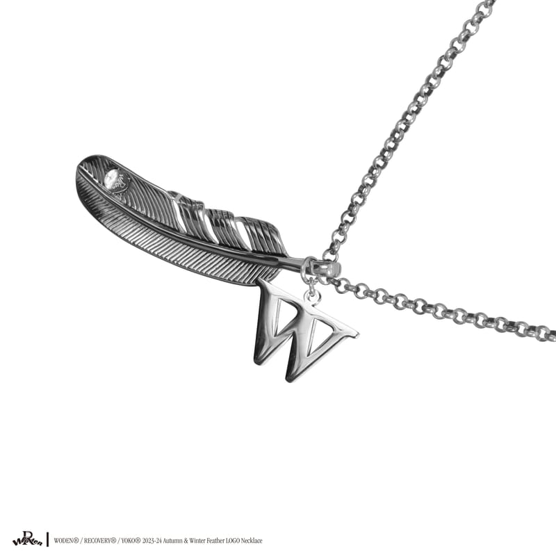 WODEN® / RECOVERY® Feather LOGO Necklace