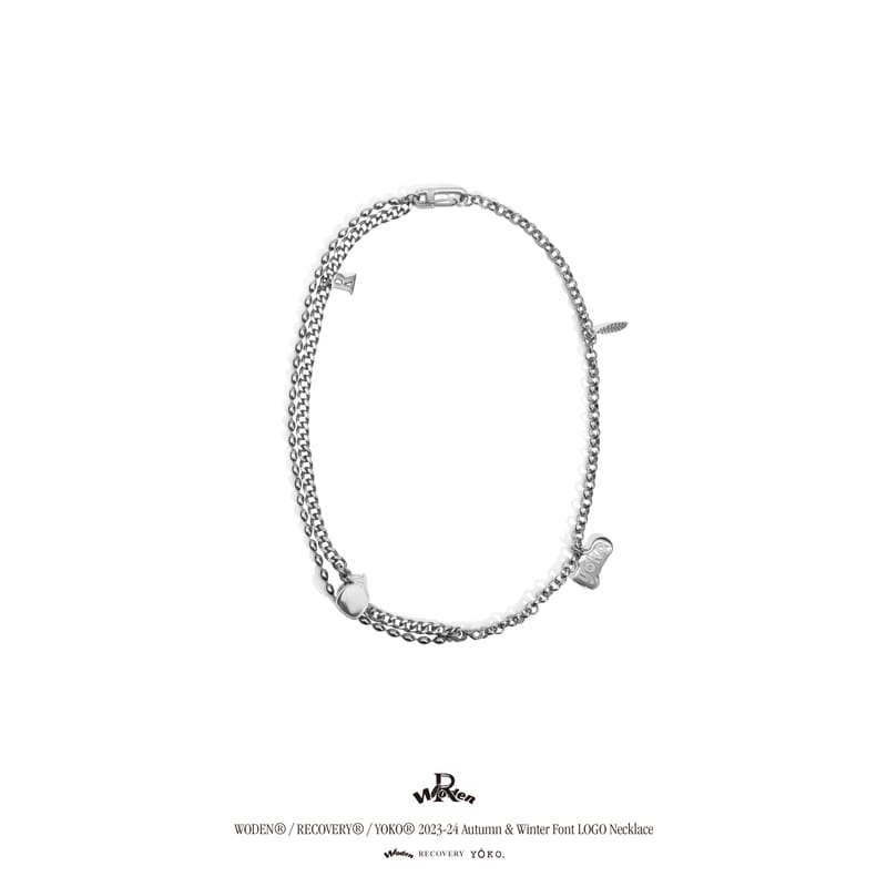 RECOVERY® / YOKO® Font LOGO Necklace