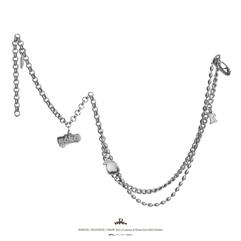 RECOVERY® / YOKO® Font LOGO Necklace