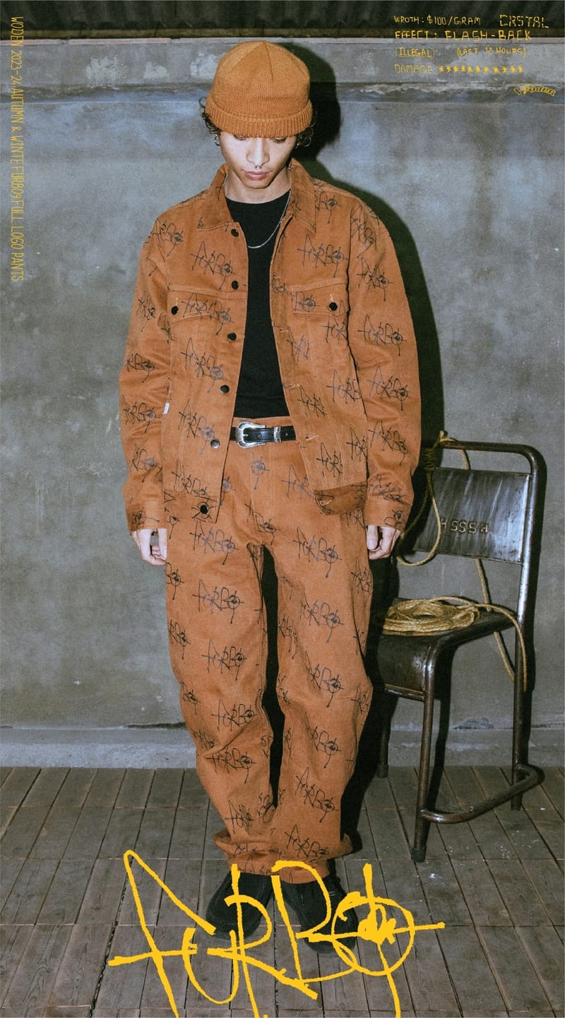 WODEN 2023 Autumn & Winter 065 Furbo9 Full LOGO Pants