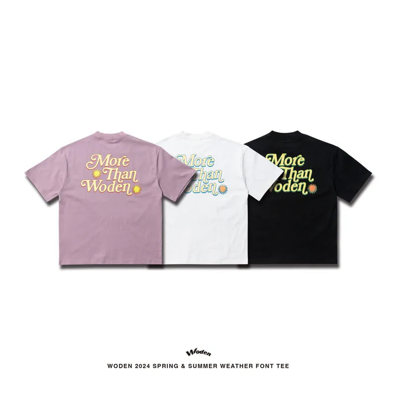 WODEN 2024 Spring & Summer 054 Weather Font Tee