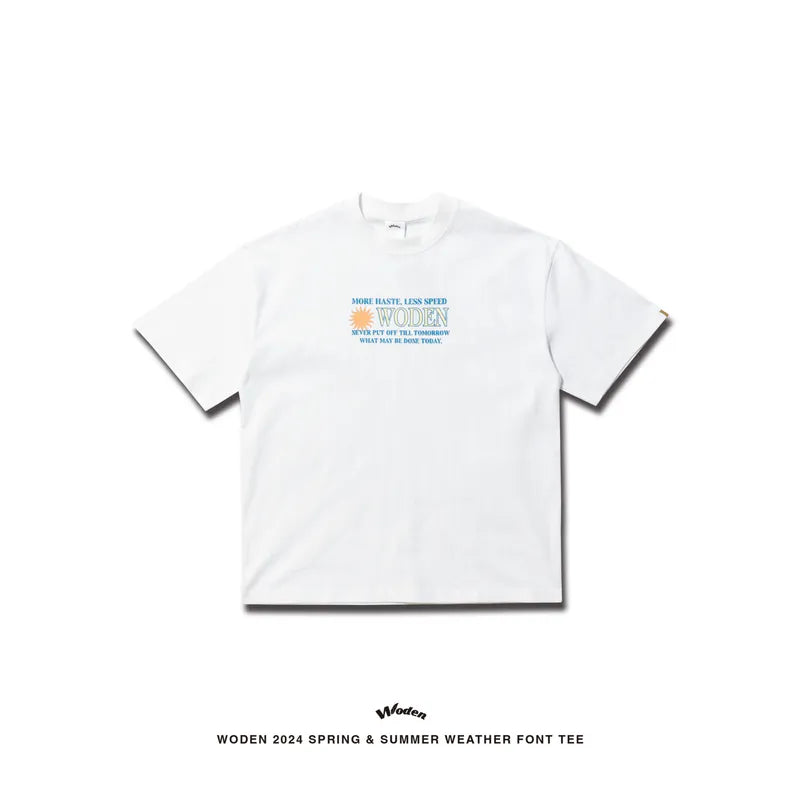 WODEN 2024 Spring & Summer 054 Weather Font Tee