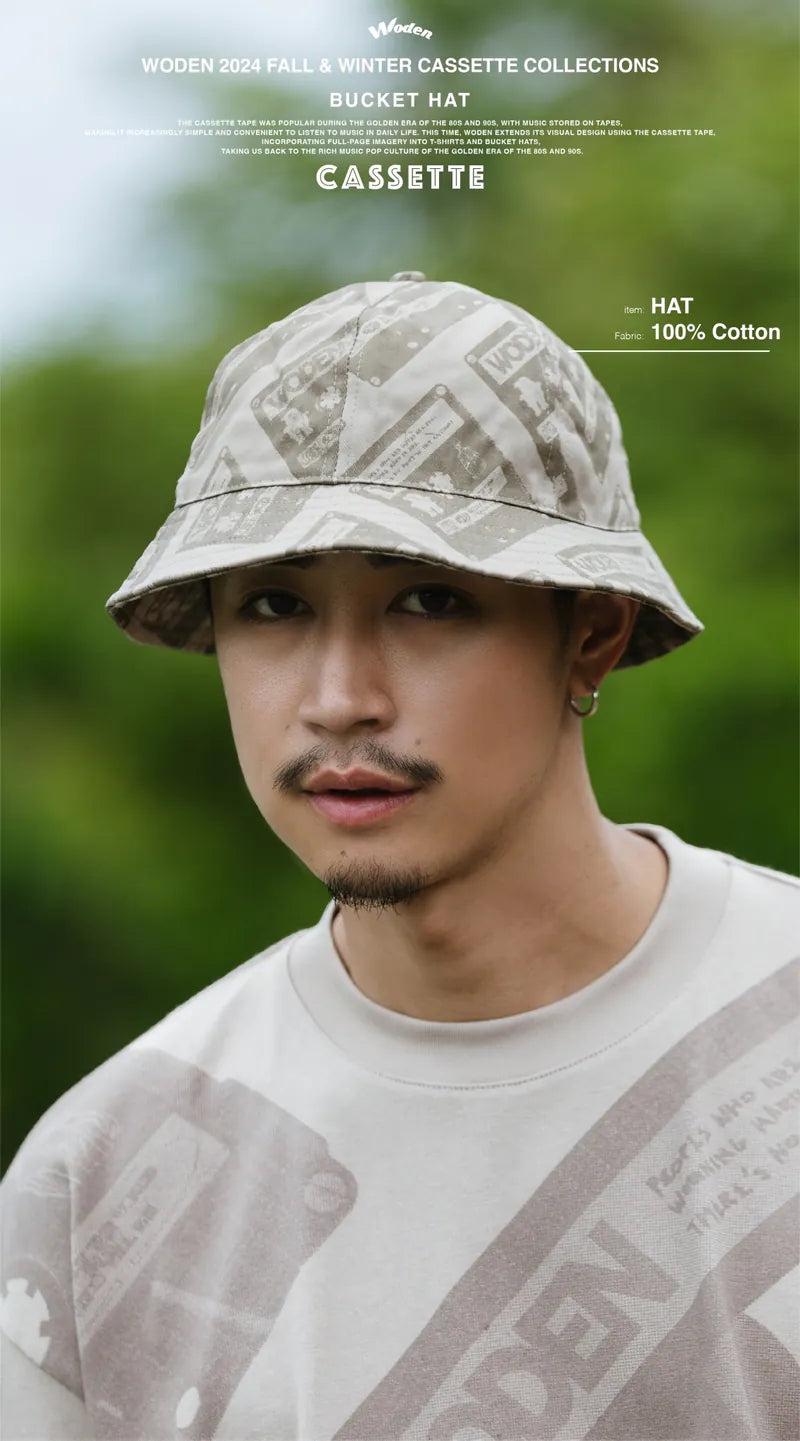 WODEN 2024 Fall & Winter Cassette Bucket Hat