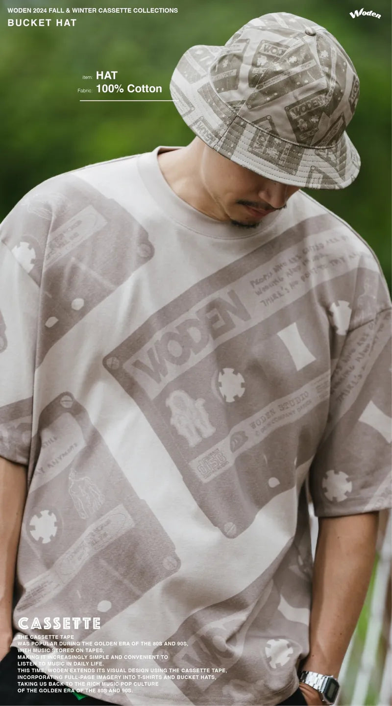 WODEN 2024 Fall & Winter Cassette Bucket Hat