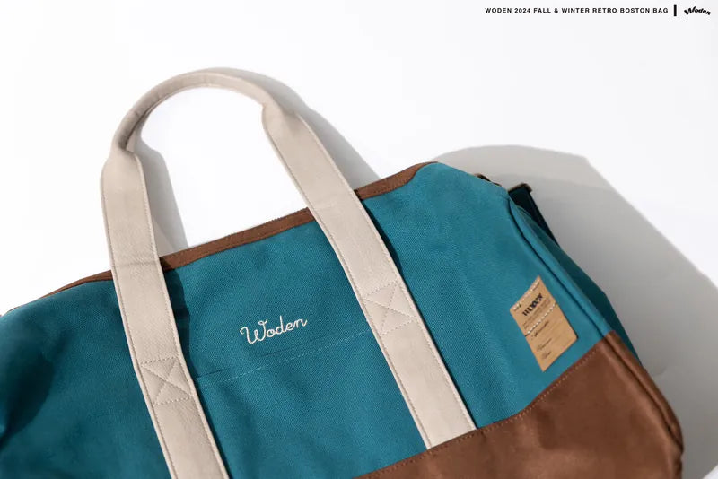 WODEN 2024 Fall & Winter Retro Boston Bag
