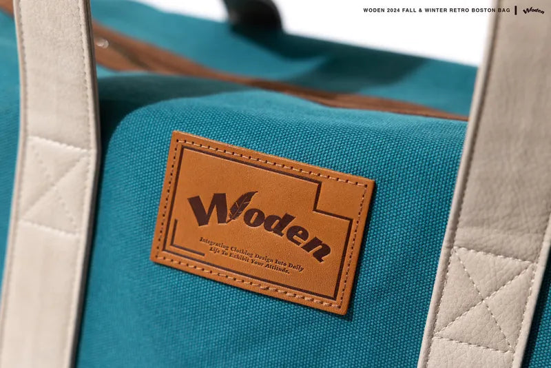 WODEN 2024 Fall & Winter Retro Boston Bag