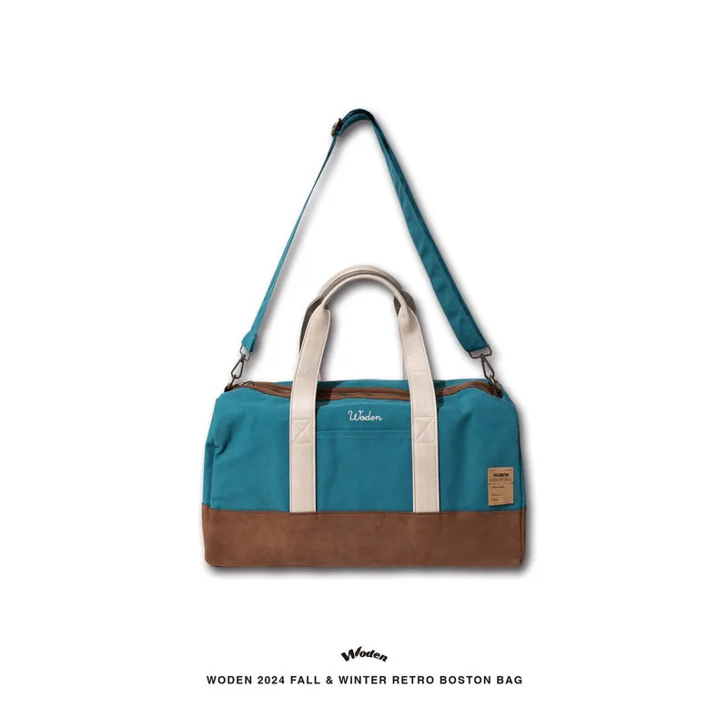 WODEN 2024 Fall & Winter Retro Boston Bag