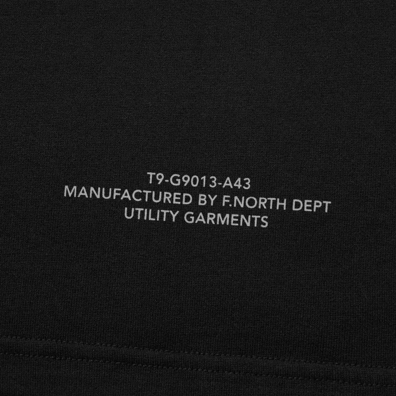 AES x GOOPiMADE x T9G “G.A.T-01T” Oversized Tri-Logo Tee - Black