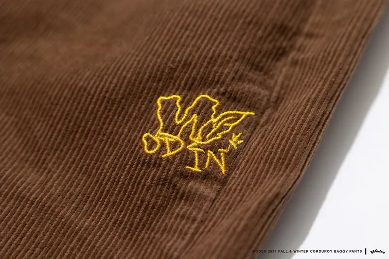 WODEN 2024 FALL &WINTER 033 CORDUROY BAGGY PANTS