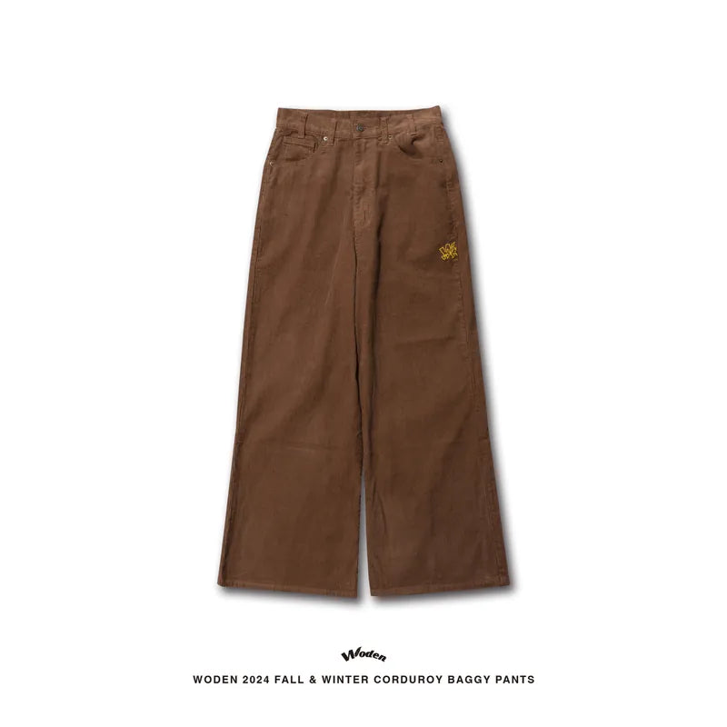 WODEN 2024 FALL &WINTER 033 CORDUROY BAGGY PANTS
