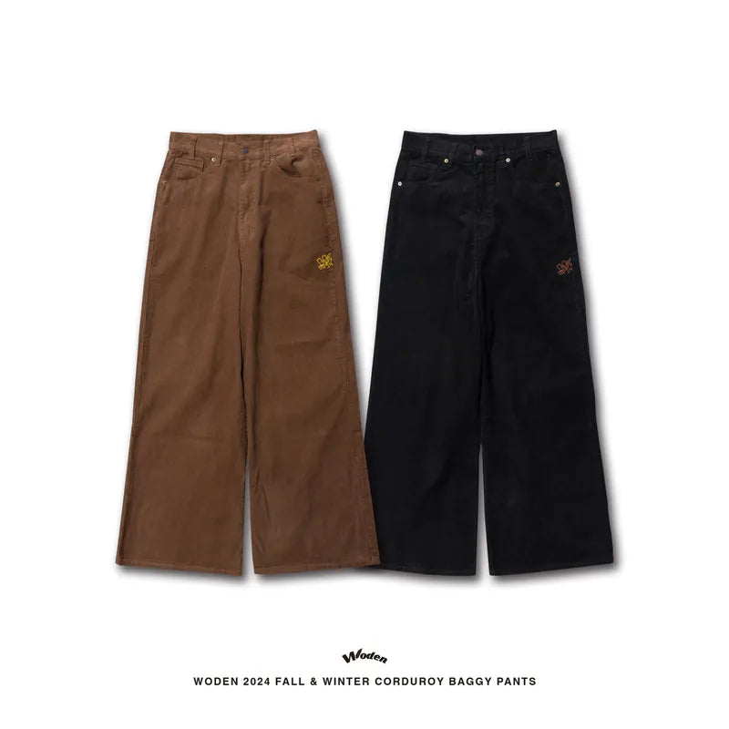 WODEN 2024 FALL &WINTER 033 CORDUROY BAGGY PANTS