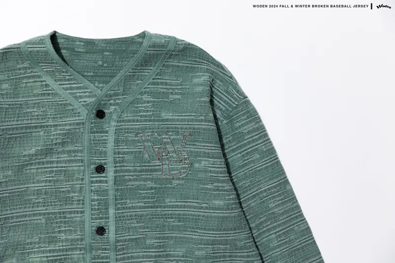 WODEN 2024 Fall & Winter 034 Broken Baseball Jersey