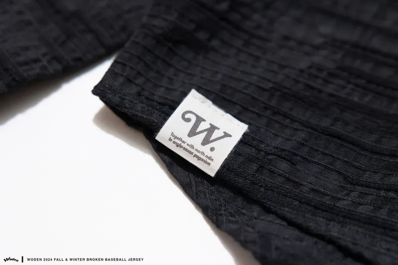 WODEN 2024 Fall & Winter 034 Broken Baseball Jersey