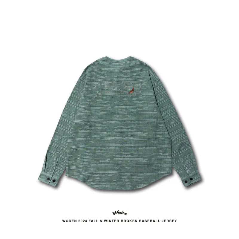 WODEN 2024 Fall & Winter 034 Broken Baseball Jersey